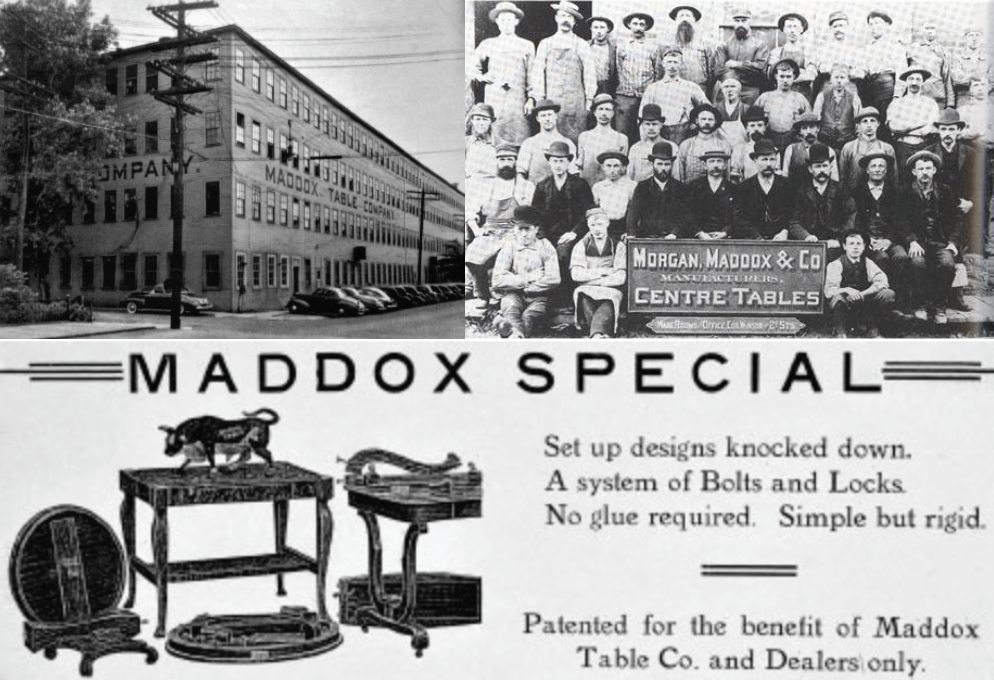 history of furn_maddox table