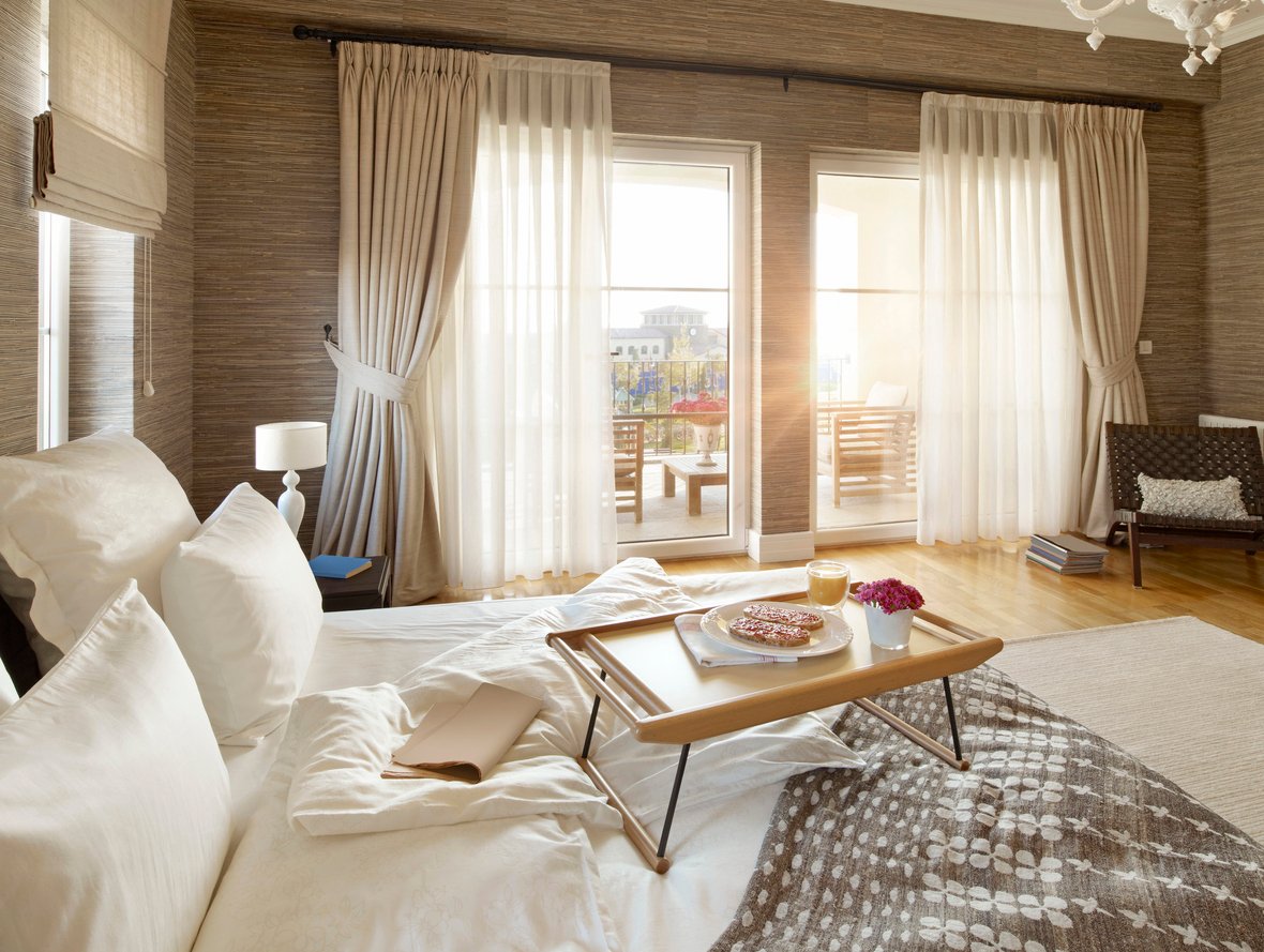 Luxury hotel room for an article on boutique hotel standards vs regular hotel design